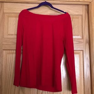 Red top. Never worn.